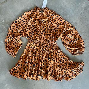 NWT Rhode Caroline silky dress in Small